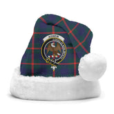 Clan Agnew Modern Tartan Crest Christmas Santa Hat BL27 Agnew Modern Tartan Tartan Santa Hat
